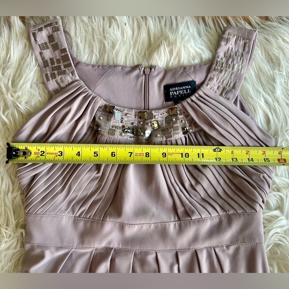 Lilac Adriana Papell cocktail dress - Picture 11 of 15